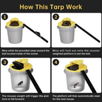 Bucket Lid Mouse Trap. Mouse Rat Trap Bucket