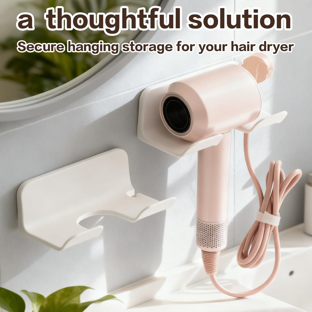 Universal Hair Dryer Holder Wall Mount (2PCS)