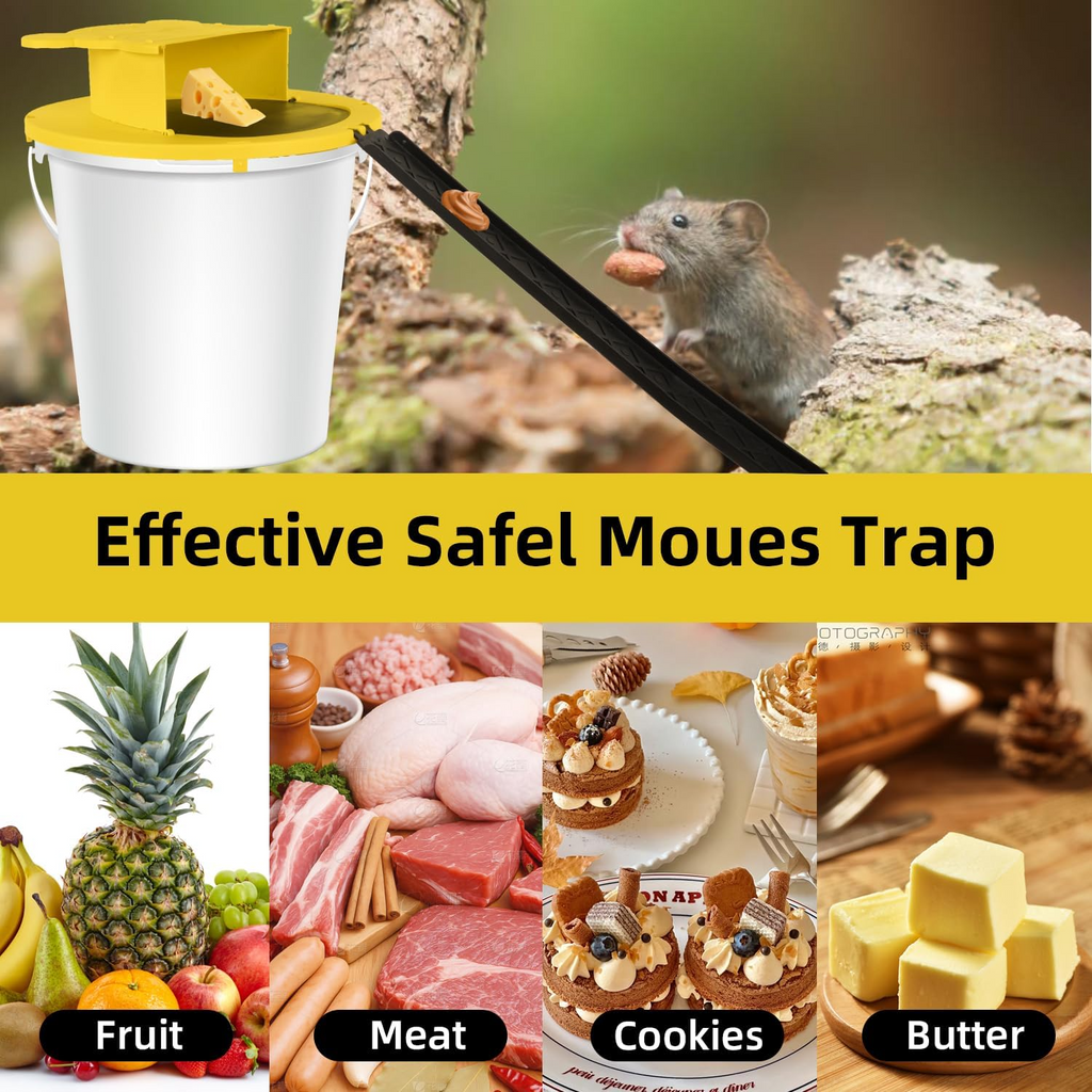 Bucket Lid Mouse Trap. Mouse Rat Trap Bucket