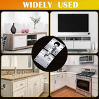 Hinge Repair Kit. Upgraded Cabinet Hinge Repair Plate Kit