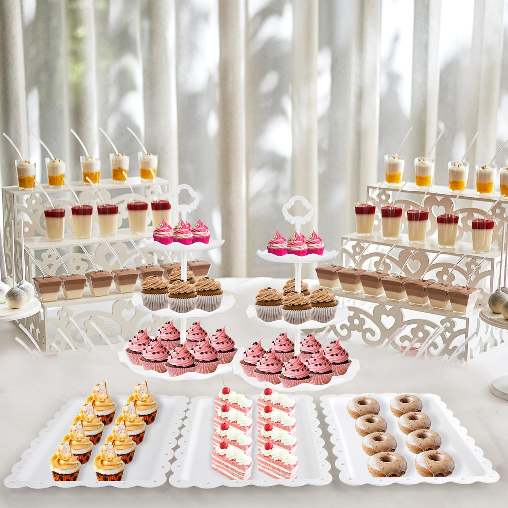 Dessert Table Display & Cupcake Stand Set (6PCS)
