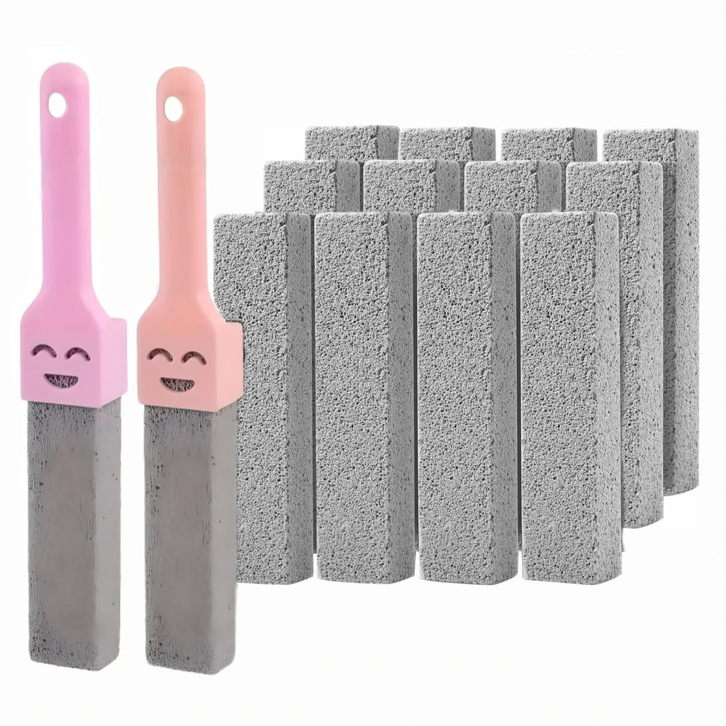 Pumice Stone Toilet Cleaner with Handle (6PCS)