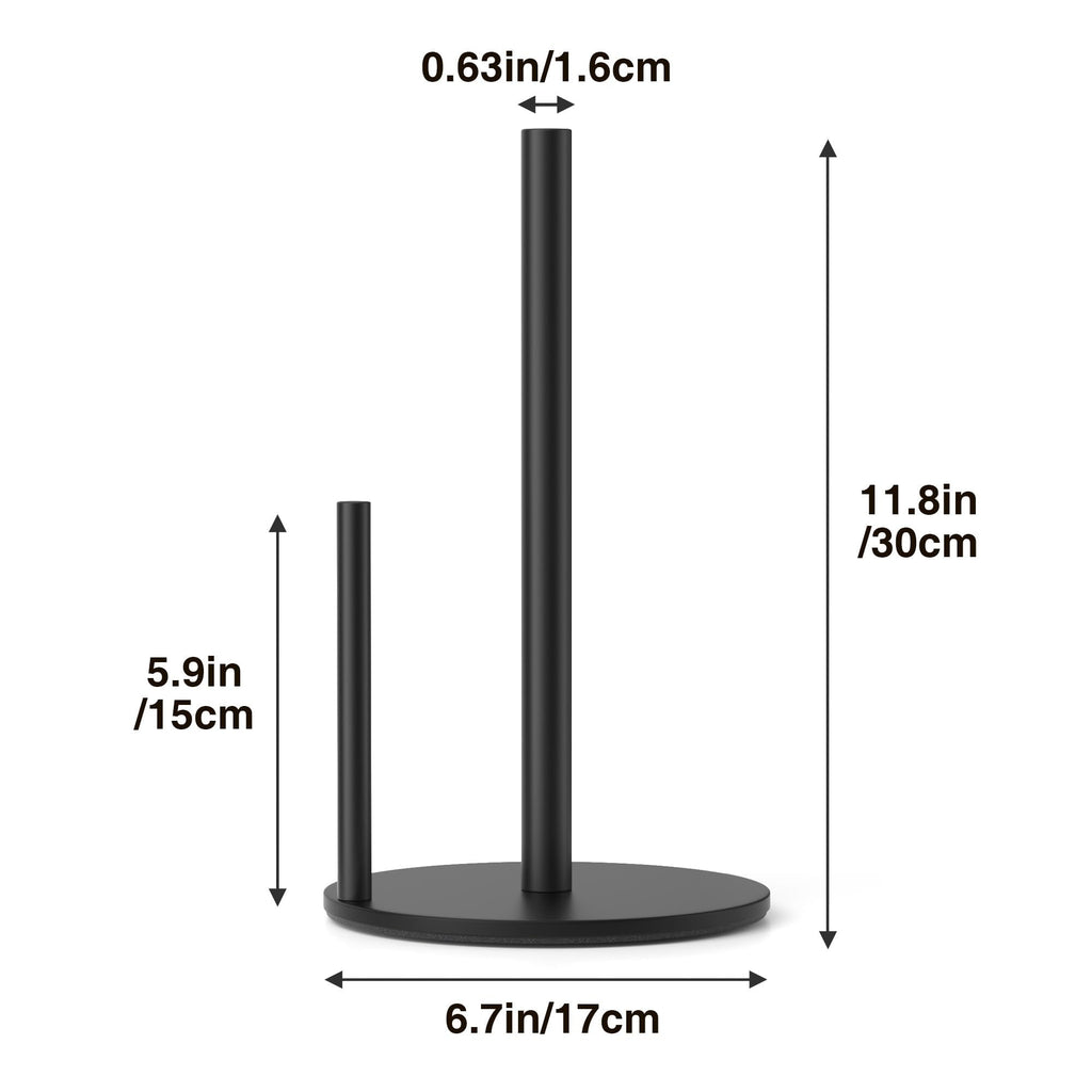 Black Stainless Steel Paper Towel Holder