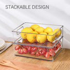 Stackable Refrigerator Organizer Bins (6PCS)