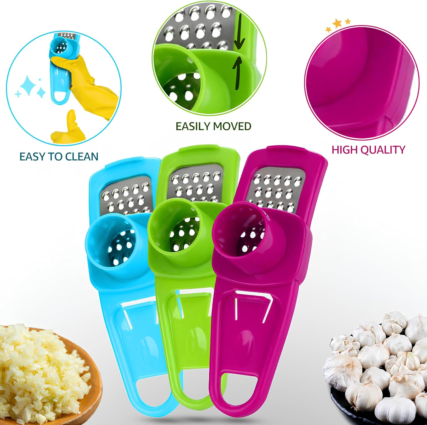 Garlic Grinder. New Hand Press Garlic Chopper