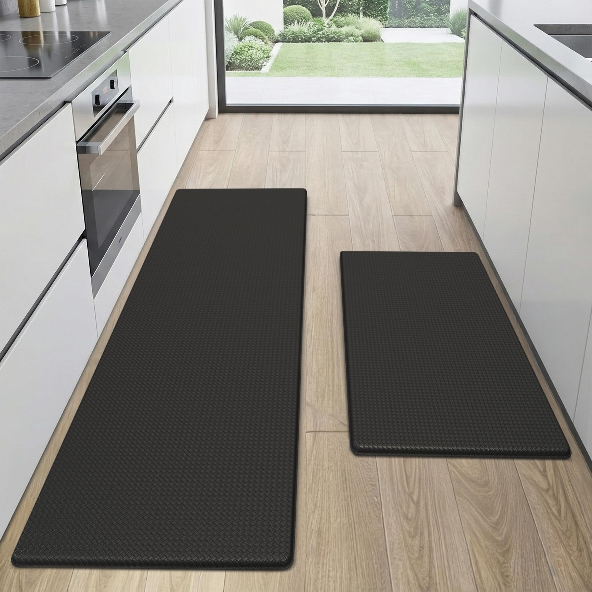 Kitchen Mats for Floor 2 Piece. Anti Fatigue Mats for Kitchen Floor