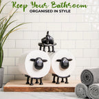 Funny Sheep Toilet Paper Holder Stand (3pcs)