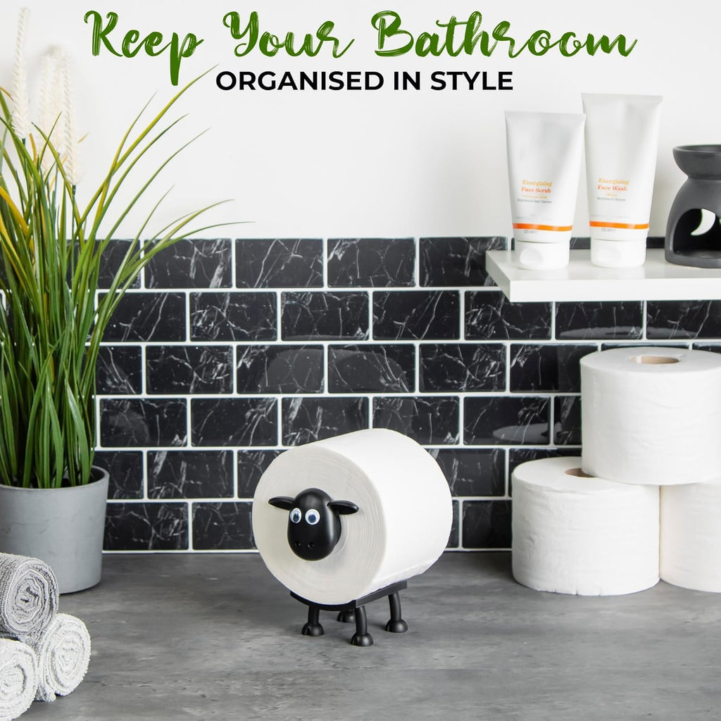 Funny Sheep Toilet Paper Holder Stand (3pcs)