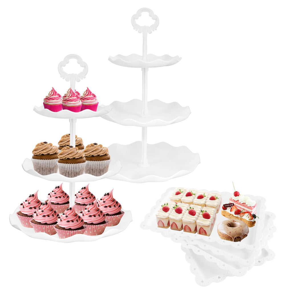 Dessert Table Display & Cupcake Stand Set (6PCS)