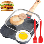 Egg Pan Omelette Pan. 4-Cup Nonstick Egg Frying Pan