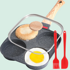 Egg Pan Omelette Pan. 4-Cup Nonstick Egg Frying Pan
