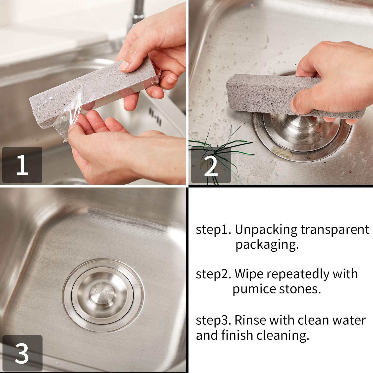 Pumice Cleaning Stones Scouring Pads (20PCS)