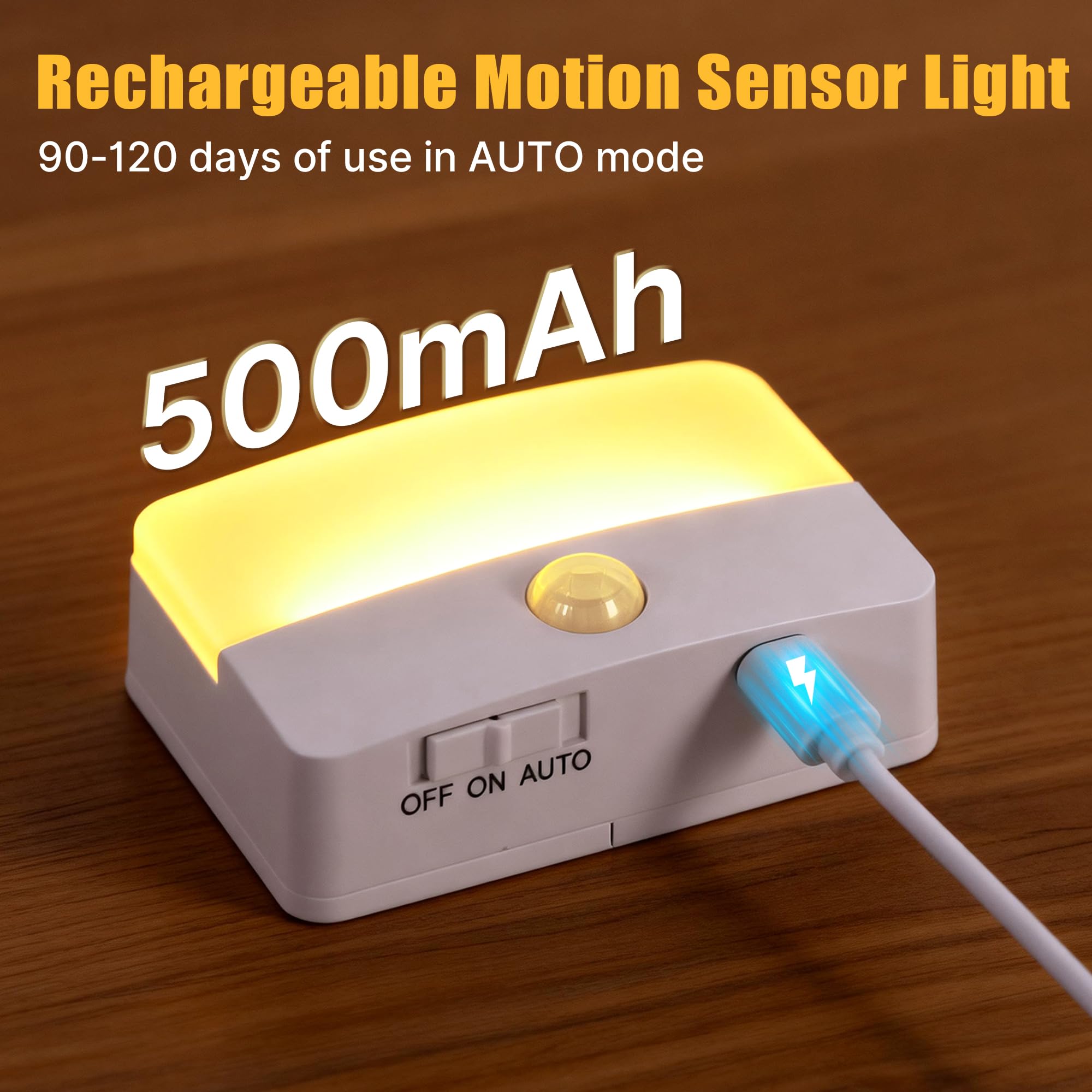 Motion Sensor Stair Light for Indoor (3PCS)