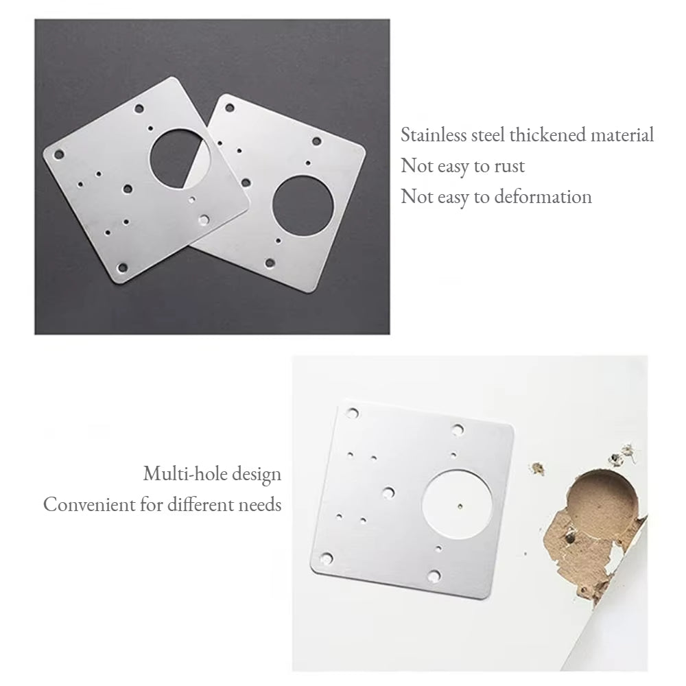 Hinge Repair Kit. Upgraded Cabinet Hinge Repair Plate Kit