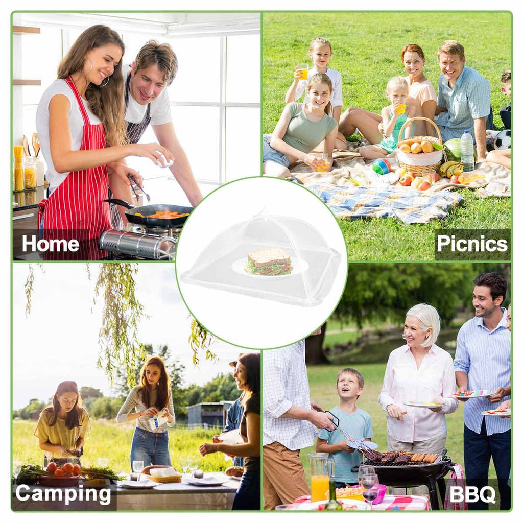 Large Food Cover. 6 Pack Mesh Food Tent