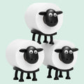 Funny Sheep Toilet Paper Holder Stand (3pcs)