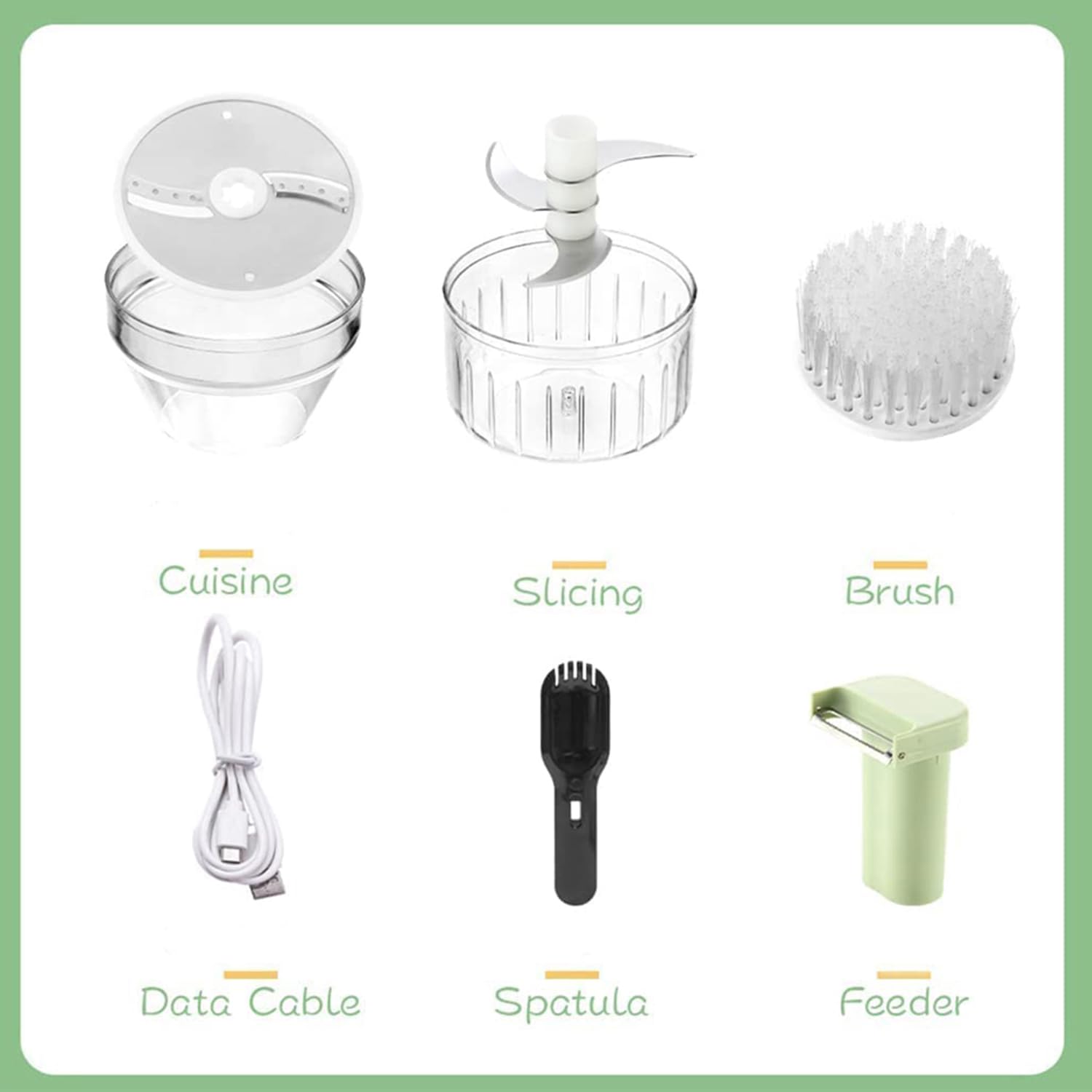 Smart Kitchen Appliances. 5 in 1 Electric Vegetable Chopper