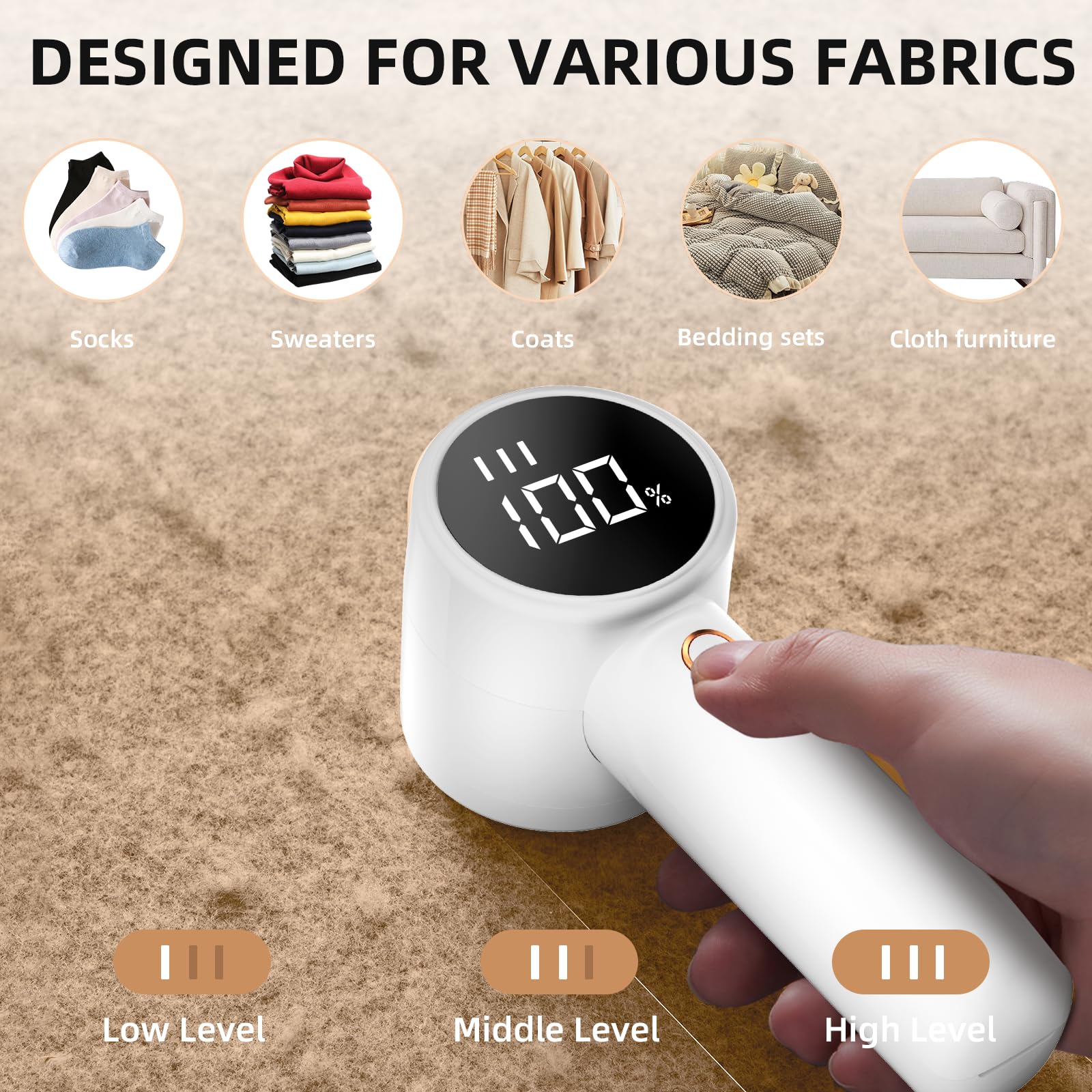 Fabric Shaver. Lint Remover Rechargeable
