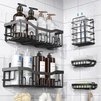 Rustproof Stainless Steel Bath Organizers (5 Pack)