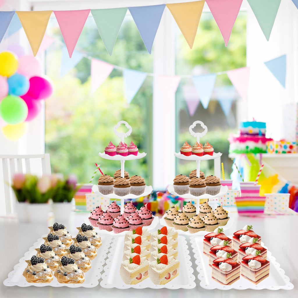 Dessert Table Display & Cupcake Stand Set (6PCS)