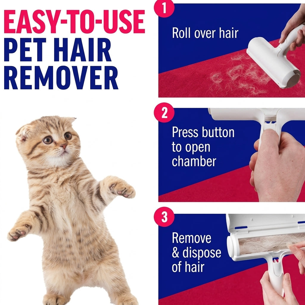 Lint Remover Brush for Couch. Carpet. Furniture and Car Seats