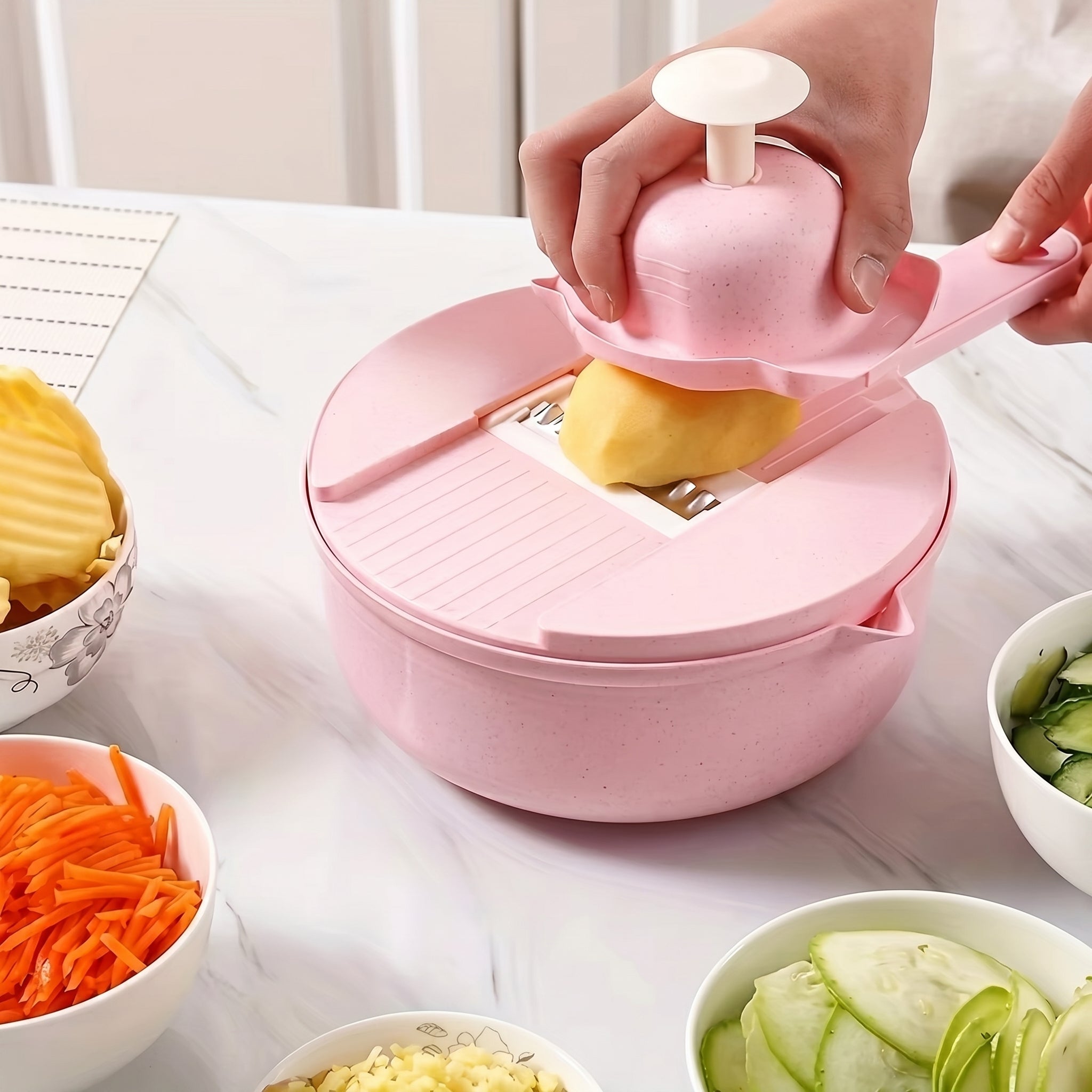 Multifunction 12 In 1 Vegetable Chopper Cutter
