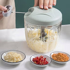 Manual Food Chopper Vegetable & Garlic Cutter