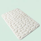 Cobblestone Embossed Bathroom Bath Mat