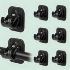 Self Adhesive No Drill Adjustable Curtain Rod Holder Hooks (8PCS)